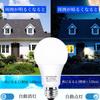 LED Light Bulb with Light Sensor, Night Light Function: Automatically turns on when it gets dark and turns off when it gets light (no human body