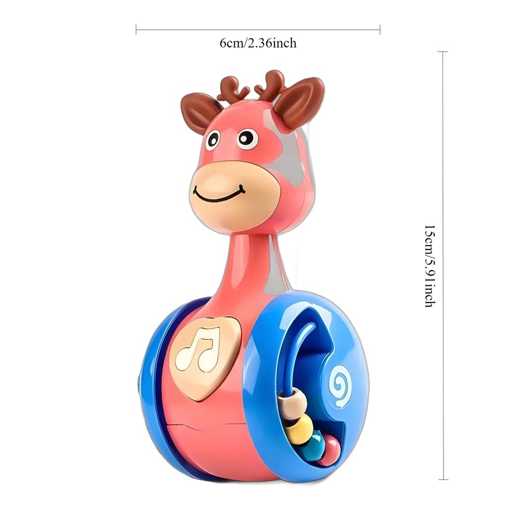 Roly Poly Baby Toys 6 To 12 Months, Tumbler Wobbler Toys for Infant Boy Girl - Perfect for Learning To Climb & Early Education