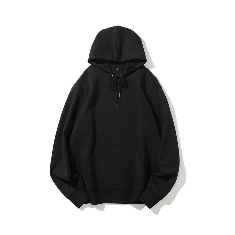 Men's 280g Solid Color Hoodie with Hood - Trendy Autumn/Winter Youth Fashion
