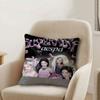 Kpop AAespa Office Cushion Pillowcase Car Cushion CoverXCM Lumbar Pillowcase Sofa Pillowcover