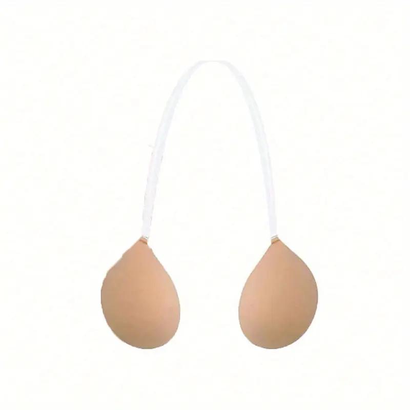 

Женский сексуальный утягивающий бюстгальтер, Поддержка и фиксация, Холтер, Подъем груди, Невидимый бюстгальтер для большой и маленькой груди, Предотвращающий провисание D бежевый