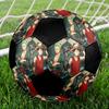 1pc One Piece Football Soccer Ball Size 5 Indoor Soccer Ball Fashion Colorful  Backyard Game -Great For Sports Fans Gift HE65