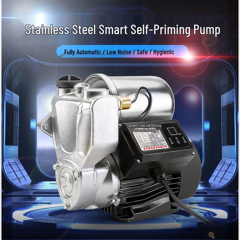 220V High Power Stainless Steel Self-Priming Booster Pump for Tap Water - Intelligent Constant Pressure