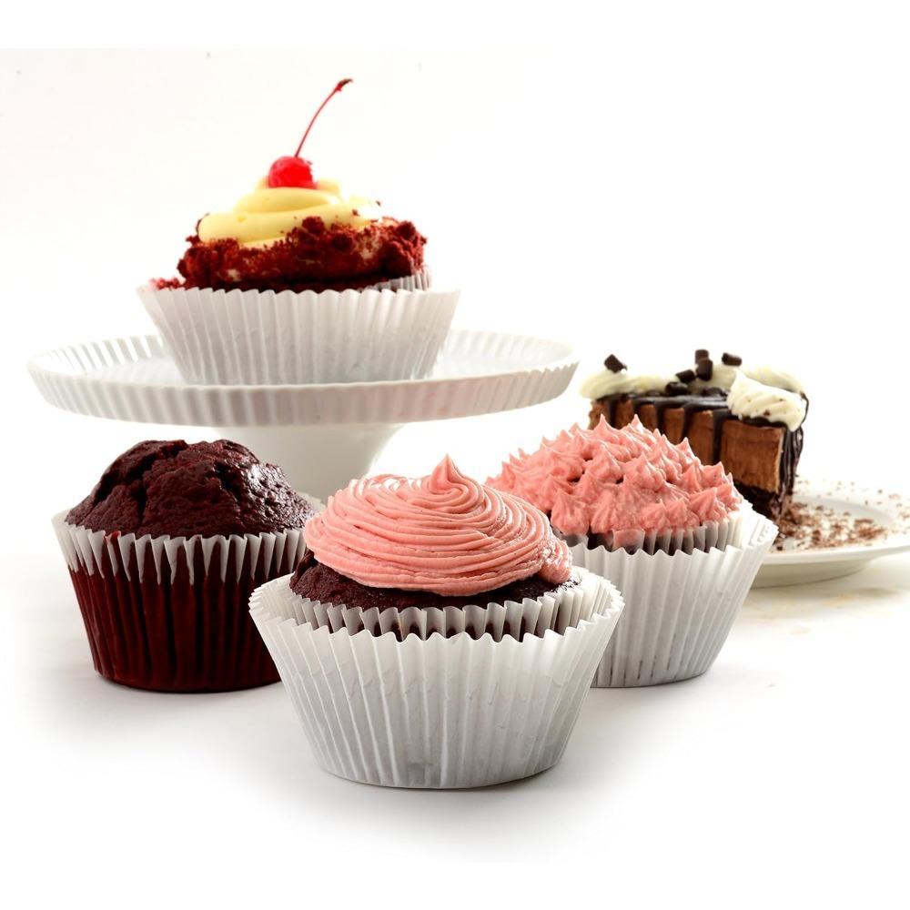 100 PACK BAKING CUP Premium Grease Proof Food Grade Cupcake Liners, Oven, Microwave Safe, Great for Muffins, Desserts, and More
