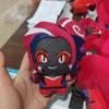 10cm Dolls Hazbin Hotel Vox Lucifer Ko Plush Toy Keychain Kawaii Bag Pendant Cute Anime Peripherals Keyring Birthday Fans Gift