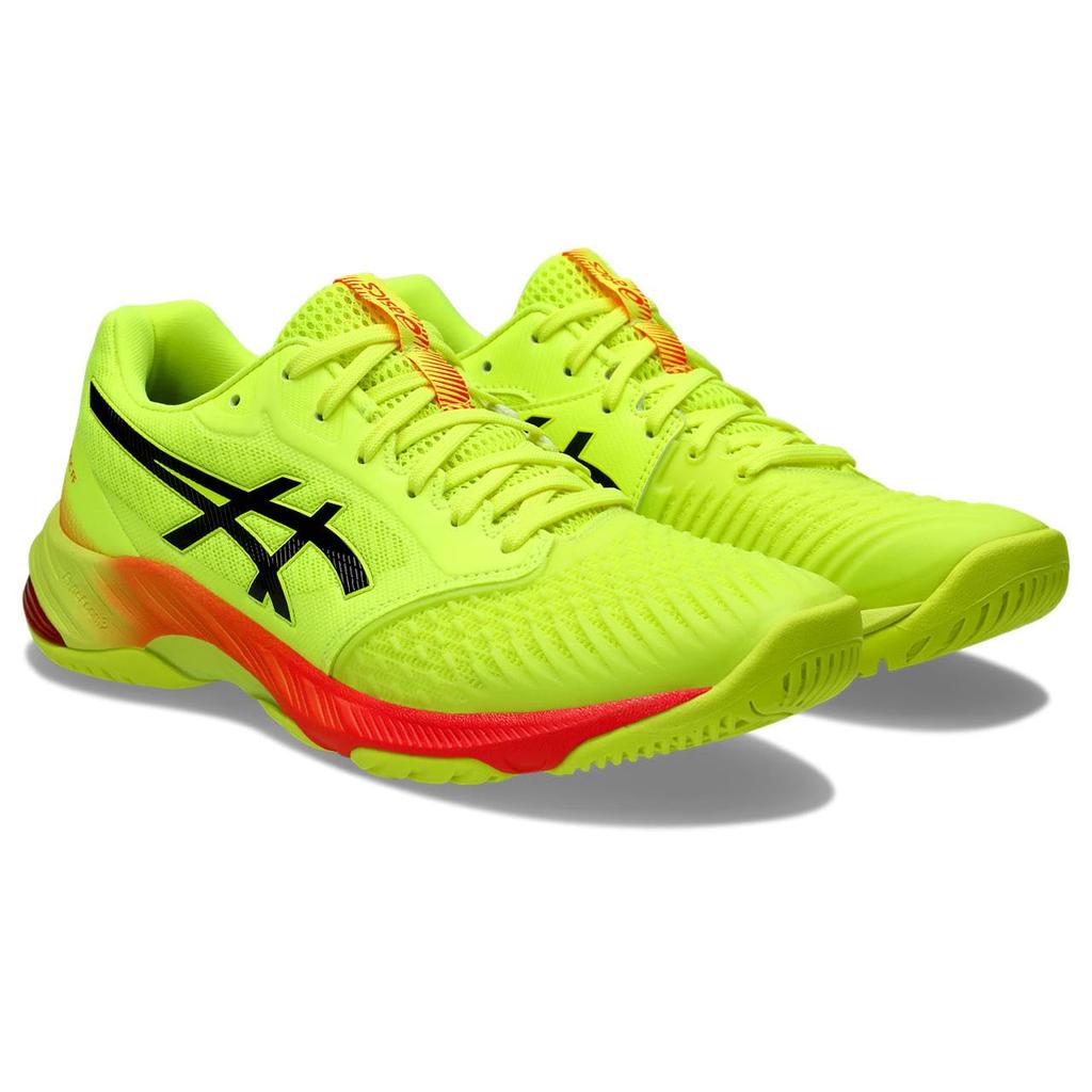 ASICS Netburner Ballistic FF 3 Paris Volleyball Shoes Size (1051A087), Unisex, Safety, Yellow/Black, 25.5