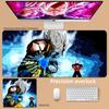 Laptop-Mauspad Dragon Ball Animation Son Goku Leder-Mauspad Cartoon Vegeta Bulma Broly Großes Tastaturpad Schüler Lernen Schreiben Schreibtischunterlage