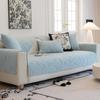 Nordic Washed Cotton Sofa Cushion, Current Seat Cushion, Homestay Non-Slip Jacquard Sofa Cover, Four-Season Universal Cover Towel