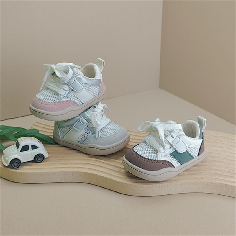 New Spring Baby Shoes Mesh Breathable Boys Shoes Soft Sole Outdoor Fashion Toddler Kids Girls Sneakers