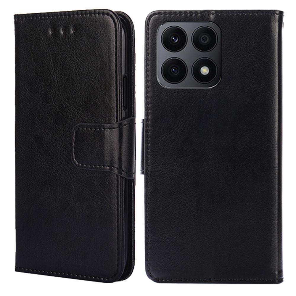 For Honor X8a 4G Shockproof Leather Wallet Phone Case Folding Stand Cover