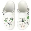 Crocs Classic Platform Clog BNK Butt Panda Cute Playful Vivid Vintage Beach Hole Shoes Women's Black & White
