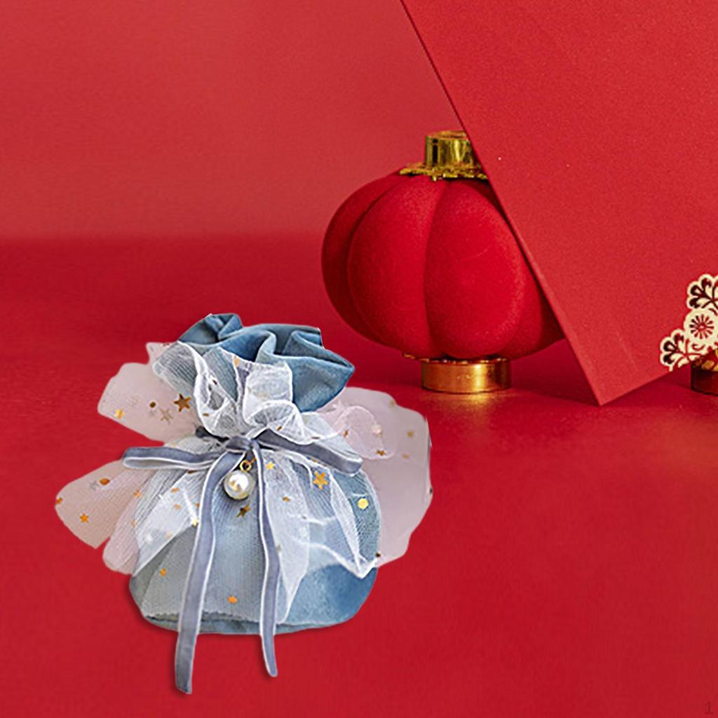 Candy Bag Braut chinesische Hochzeit samt Mode Kordelzug Geschenkbeutel für Party