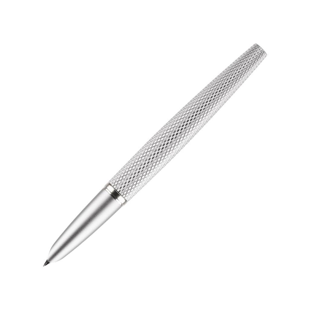 Diplomat Viper Guilloche Fountain Silver Pen,