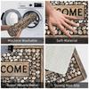 Pebbles Home Pattern Doormat Anti-Slip Bath Kitchen Mat Living Room Door Floor Entrance Carpet Rug