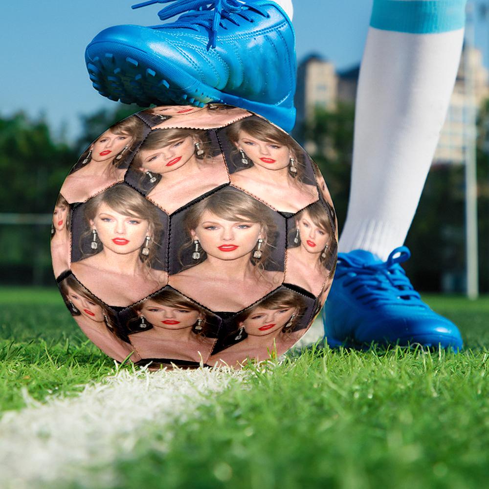 Taylor Theme Size 5 Soccer Ball, Suitable for Both Indoor and Outdoor Matches, a Gift Suitable for Everyone.