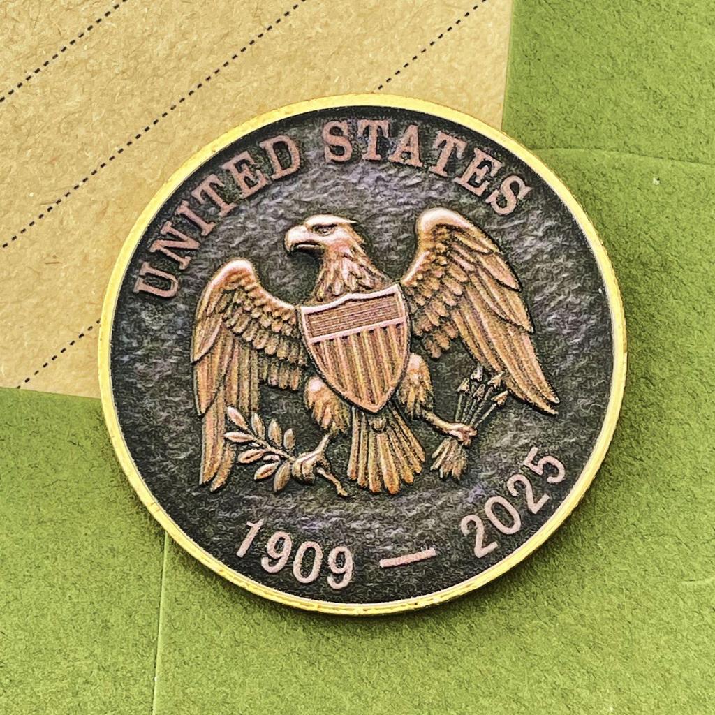 Lincoln-Pennymünze, Gedenkmedaille, Letzter Cent, 1793-2025, Münzen, Metalle, Reliefs, Kulturell und kreativ