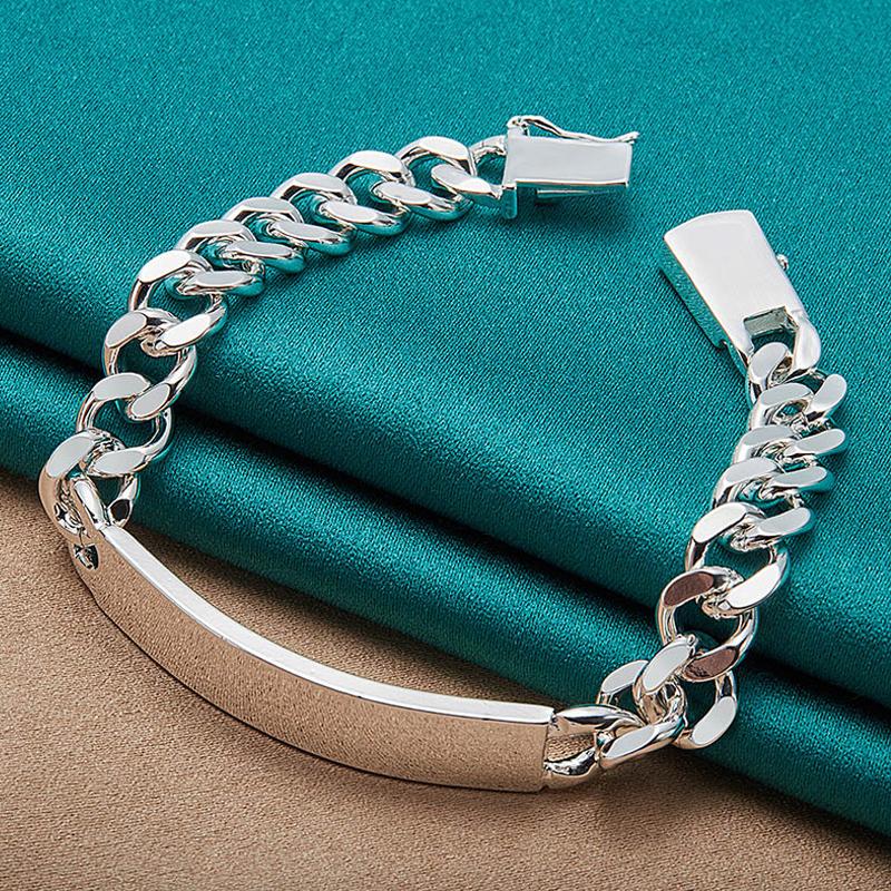 Charm Copper design noble pretty 10MM Mens chain Jewelry fashion Geometric Bracelet free shipping factory price