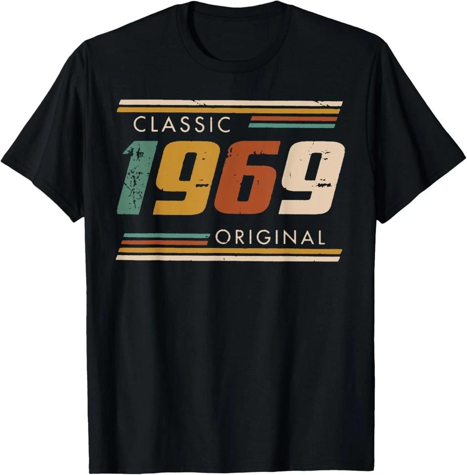 Classic 1969 Original Vintage Retro Birthday T-Shirt 2XL