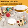 Flexible Beading Wire Stainless Steel Thin Beading Wire  Thread Stringing Cord For Women Bracelet Men Beginner Handicraft