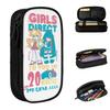 Panty Stocking With Garterbelt Pencil Cases Girls Cartoon Pen Holder Pencil Bags Student Students School Cosmetic Pencilcases