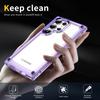 For Samsung Galaxy S24 Ultra Case PC+TPU Skin-touch Clear Phone Cover