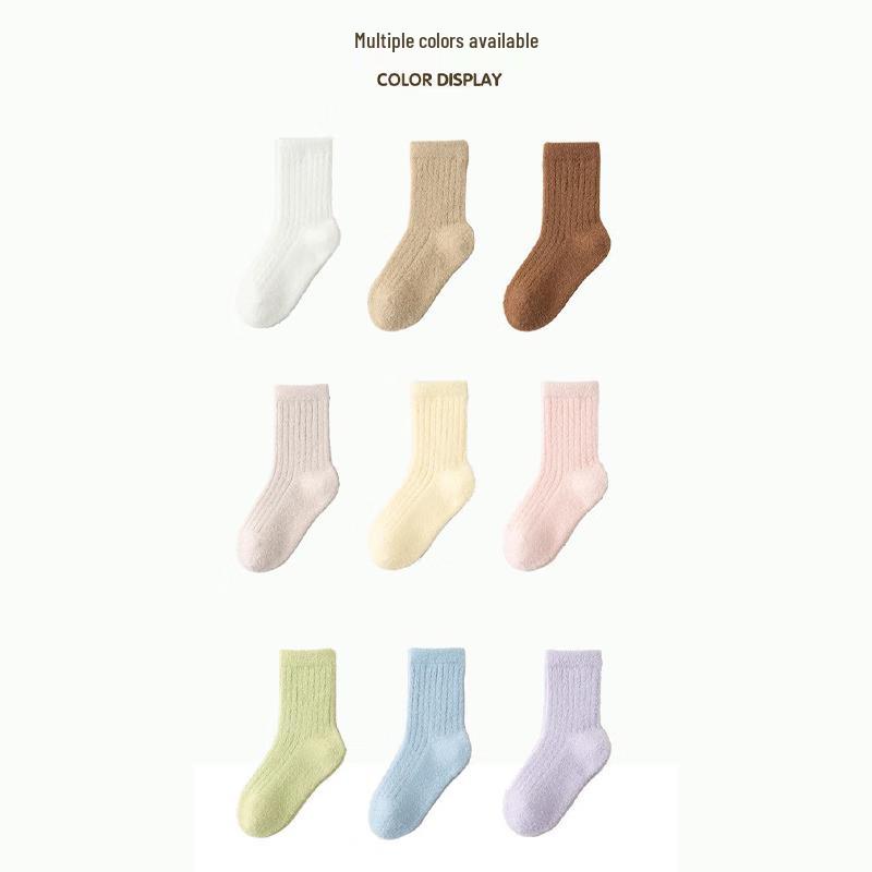 

LCsanyp Kids Winter Fleece Lined Socks (3-Pair Pack)