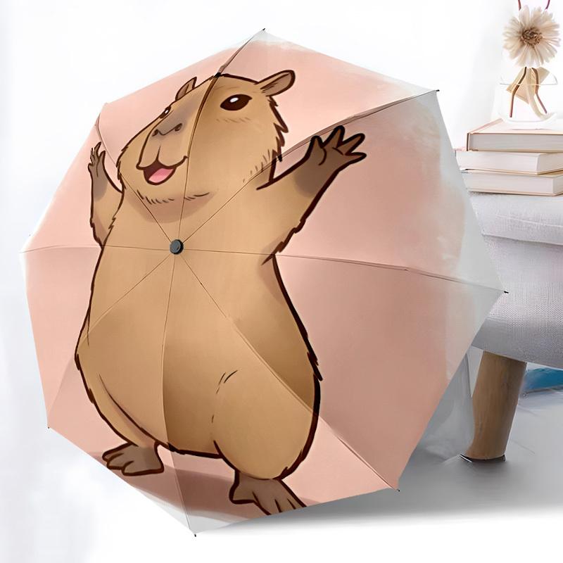 

1pc Cavy, Capybara Automatic Open/Close Umbrella - Compact Travel Umbrella, Gift for Birthdayyy251208178