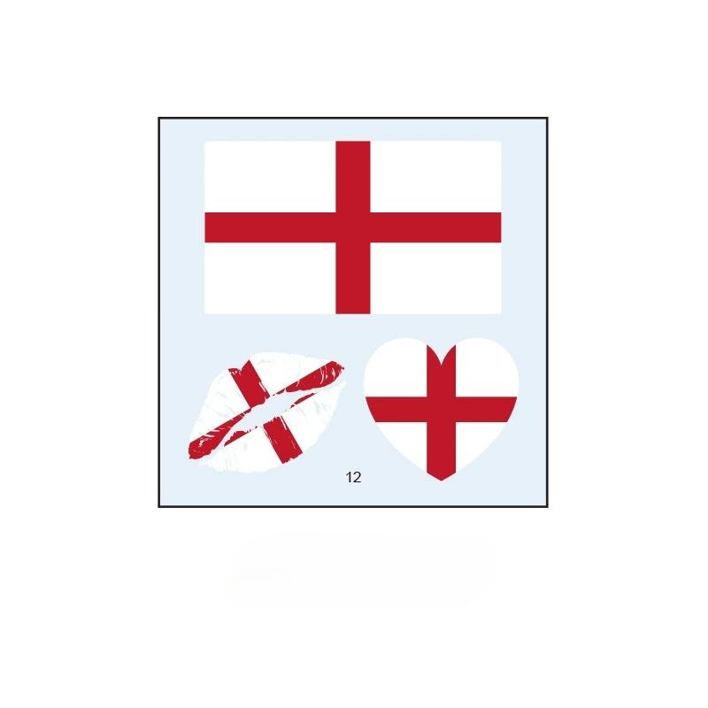 10PCS New World Cup Flag Tattoo Stickers Football Game Games Tattoo Stickers Makeup Face Stickers