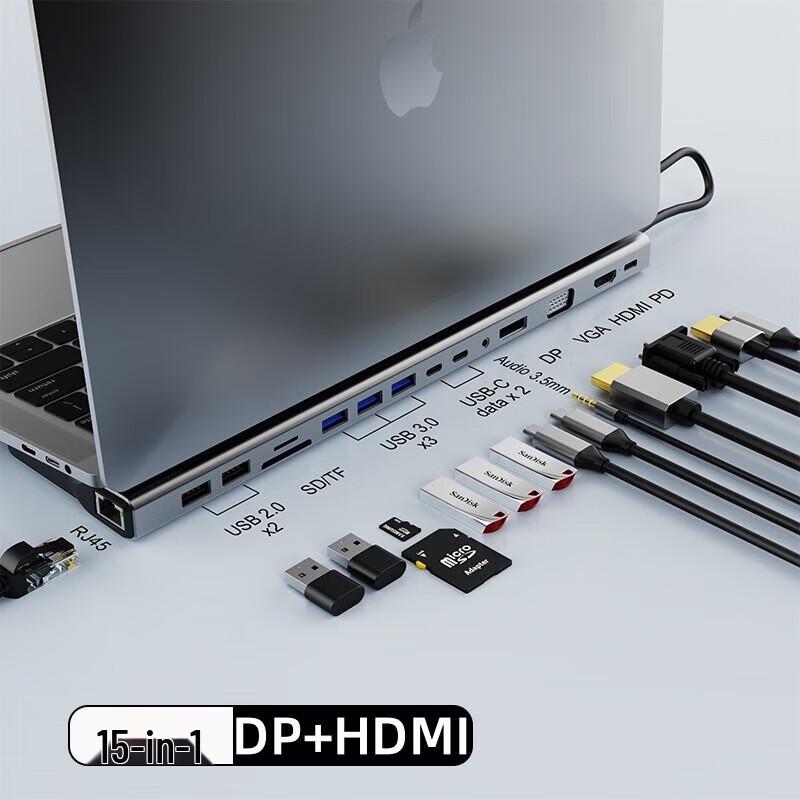 USB-C хаб Beiduo Yang 15-в-1