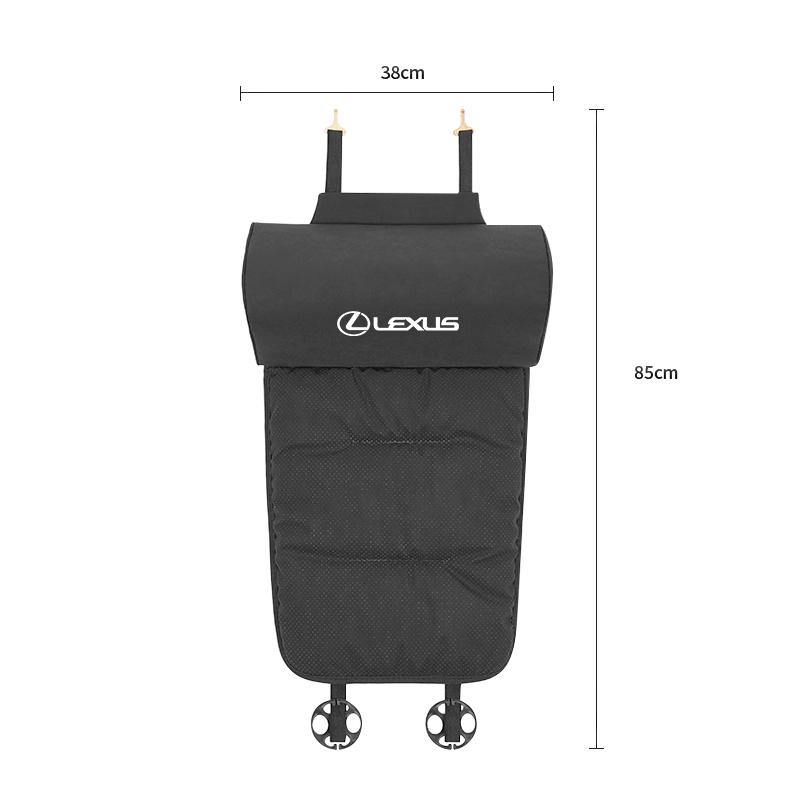 Suede Fabric Car Seat Extension Leg Rest Cushion Auto Extender Cushion For Lexus Fsport GS GX IS LS LX CT LC RC LBX NX RX 350h