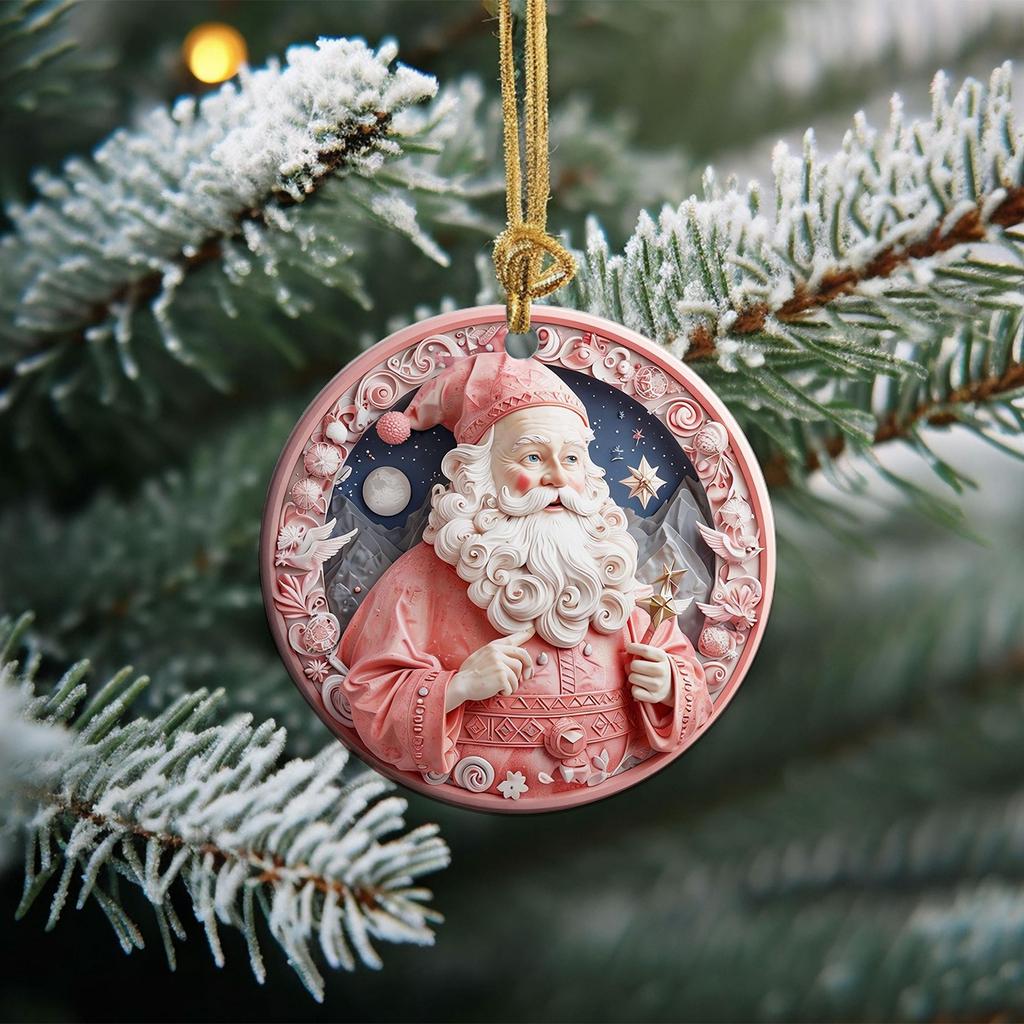 Christmas Ornaments, Holiday Decorations Christmas Ornaments Acrylic Flat Christmas Tree Home Decorations Ornaments