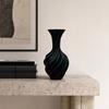 3D-gedruckte Spiralvase, Moderner minimalistischer Blumentopf für Trockenblumen, Nordische Kunstdekoration für Regale, Kreative Geschenkideen