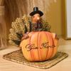 Halloween Miniature Pumpkin Figurines Pumpkin Halloween Table Top Fireplaces Shelf Decorations Home Display