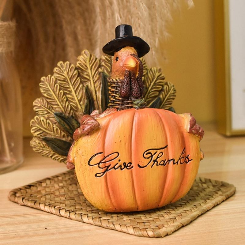 Halloween Miniature Pumpkin Figurines Pumpkin Halloween Table Top Fireplaces Shelf Decorations Home Display