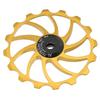 MEIJUN 16T Bicycle Rear Derailleur MTB Road Bikes Ceramic Bearing Pulley Guide Wheel PartsGold