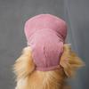 1PC Adjustable Dog Baseball Cap Outdoor Sports Soft Breathable Pet Sun Cap with Ear Piercing Parent-Child Hiking