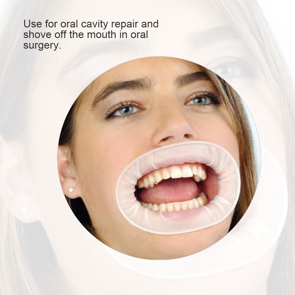 10ks Jednorázový gumový otvírač úst Dental Dam Ústní roubík Lícní retraktor Nástroje pro ústní zubaře