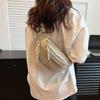 Half Moon Bag Solid Color Chest Bag Crossbody Bag Crossbody Waist Pack Cool Banana Bag  Outdoor