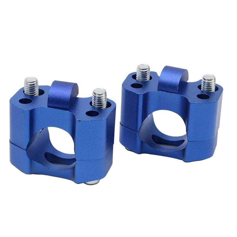 Motorcycle Handlebar Heightening Clamp Adapter CNC 22mm 28mm Riser For 7/8" 1-1/8 Pit Dirt Motorbike Bar Clamps Universal