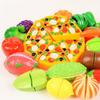 Fruit Cutting Set Children's Play House Toy Kitchen Vegetable Baby Can Cut Vegetables Boys and Girls Cutting Toys Gifts for Kids