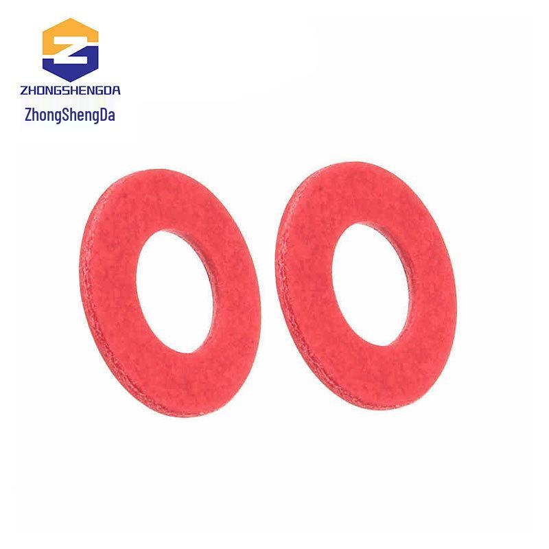 Red Insulating Bakelite Paper Gasket and Flat Washer for M2-M8