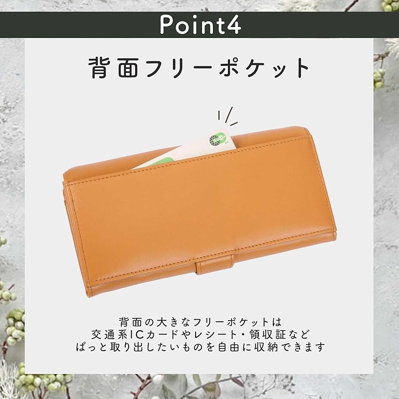 [Legare] [Legale] long wallet ladies large capacity garcon wallet open wide dustpan type coin purse (ivory)