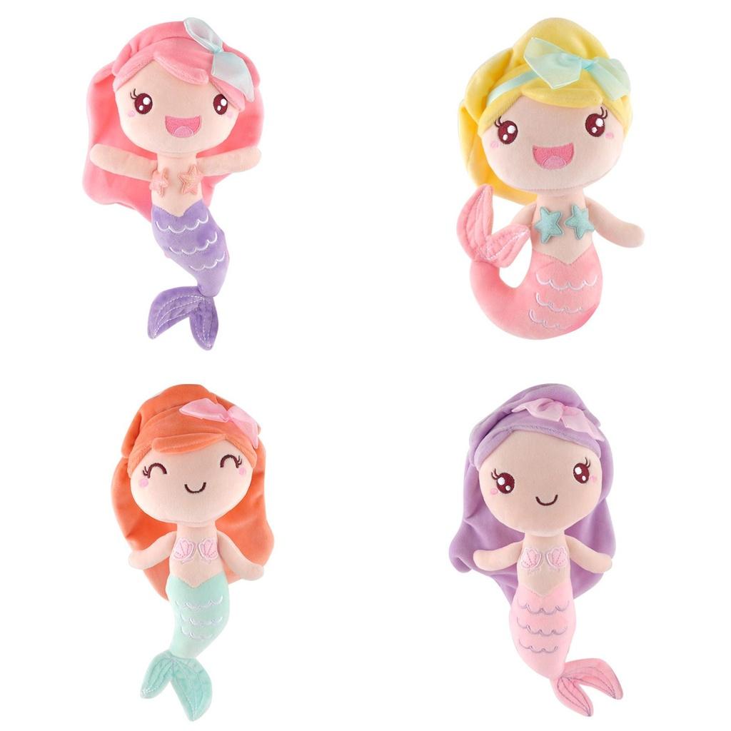 Soft And Cuddly Mermaid Princess Plush Toy With Long Hair For Girls