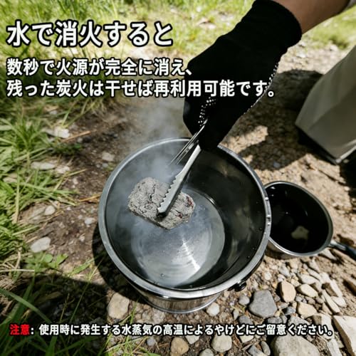XIIWAJO Vacuum Insulated Fire Extinguisher with Burn Prevention Design! Also a Fire Starter and Fire Extinguisher. A Top-rated Fire Extinguisher, Perf
