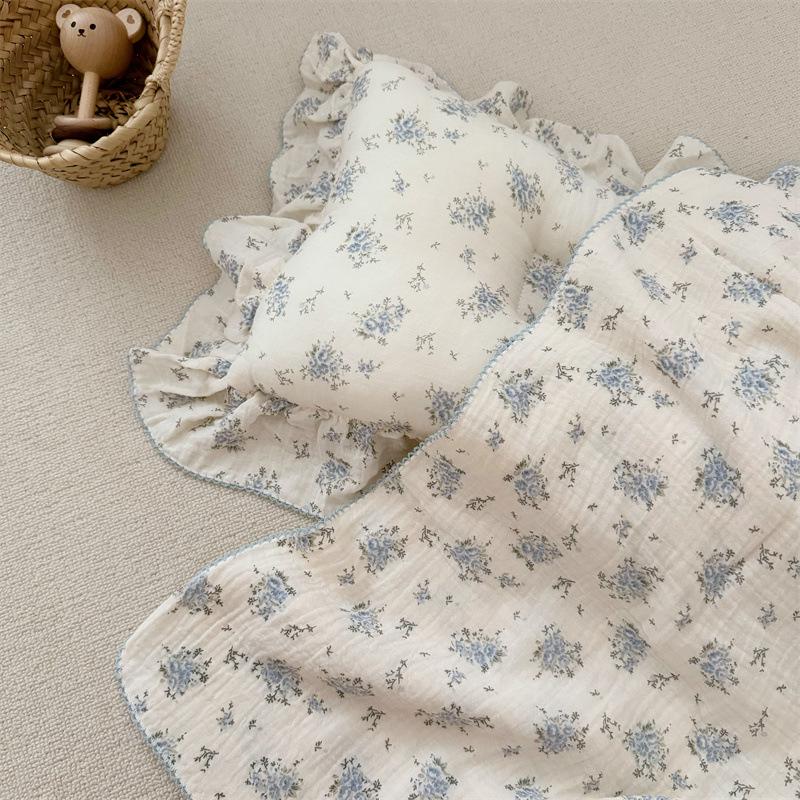 A-Listen Blogger Stil Baby Mullwindel Decke & Pucktuch aus reiner Baumwolle