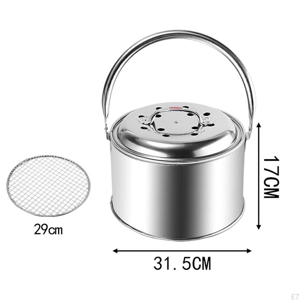 Fire Multifunction Accessories Stainless Steel with Handle Portable for BBQ Outdoor Camping