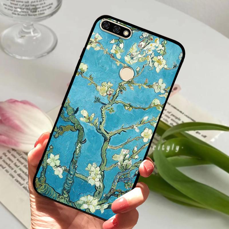 For Huawei Honor 7C Pro Case LND-L29 Silicone Shockproof Soft TPU Phone Cover For Huawei Honor 7C 5.99" Funda Honor7CPro Cartoon