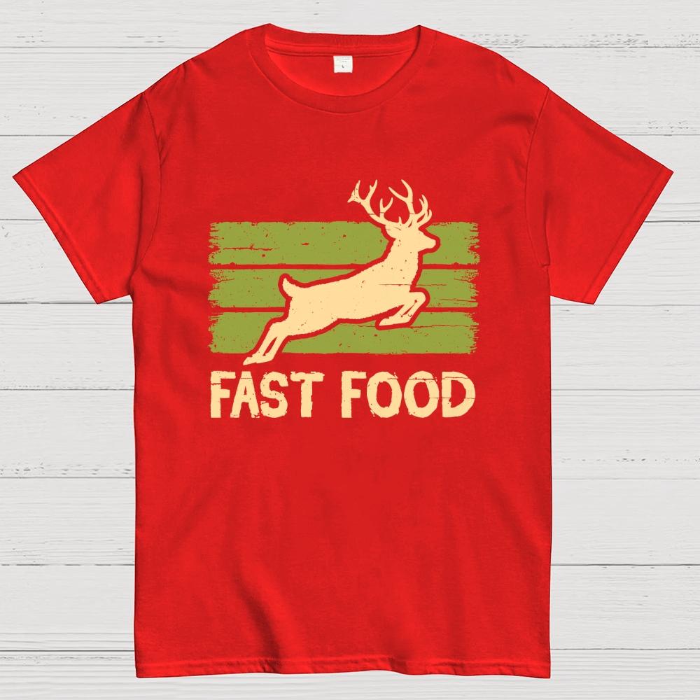 Really Fast Food Cotton Summer Casual Cool Loose T-Shirt