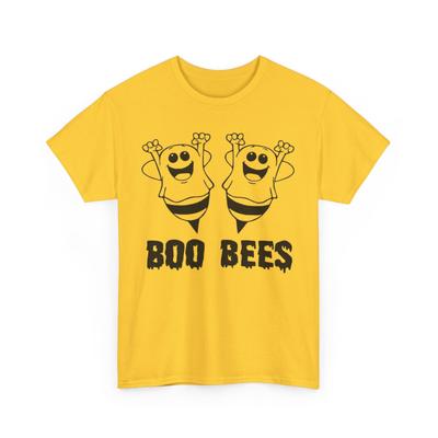 Boo Bees Tee, Funny Ghost T-Shirt Mens Womens Tees Top, Spooky Season Apparel, Halloween Party Shirt