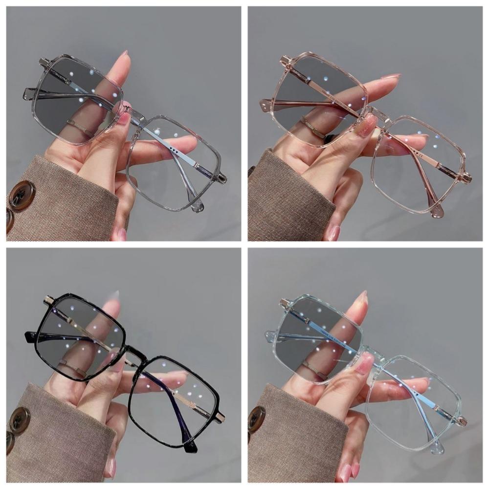 4 PCS Pochromic Eye Glasses Anti Radiation Eyeglasses Shades for Women Men Transition Eyeglass Computer Eyewear